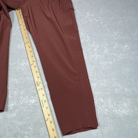 Athleta Pants Womens Size 8P Cognac Brown Uptown Ankle Pant Pockets S/530632-01 - Picture 9 of 14